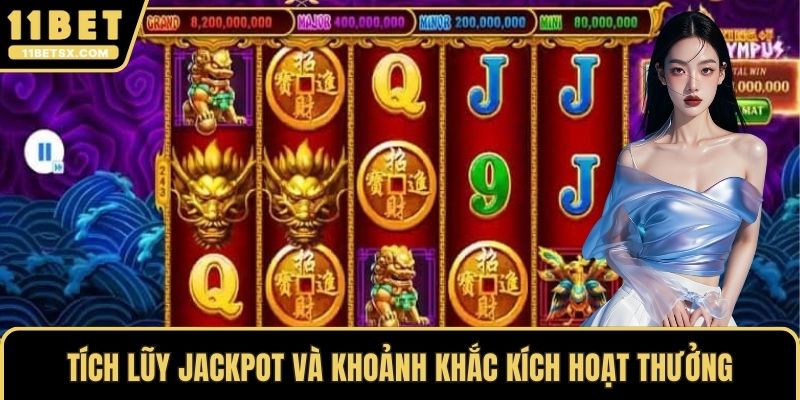 Tích lũy jackpot và khoảnh khắc kích hoạt thưởng